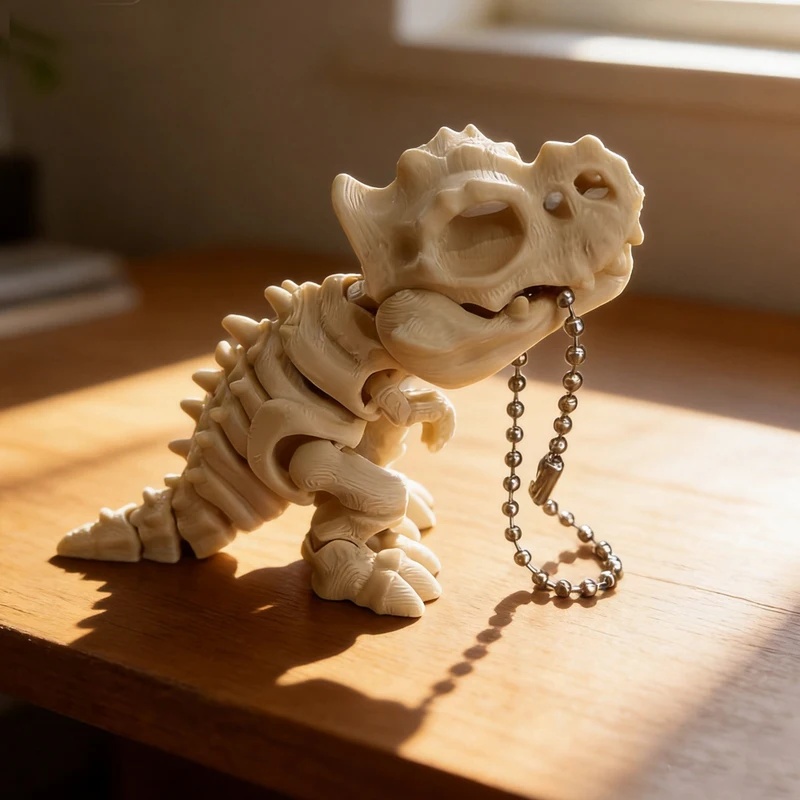 3D Printing Joints - 3D Printed Tyrannosaurus Rex Skeleton Model