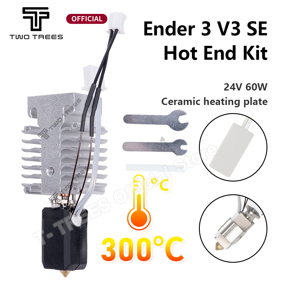 3D Printer Nozzle Brass - Hotend Kit For Creality Ender 3