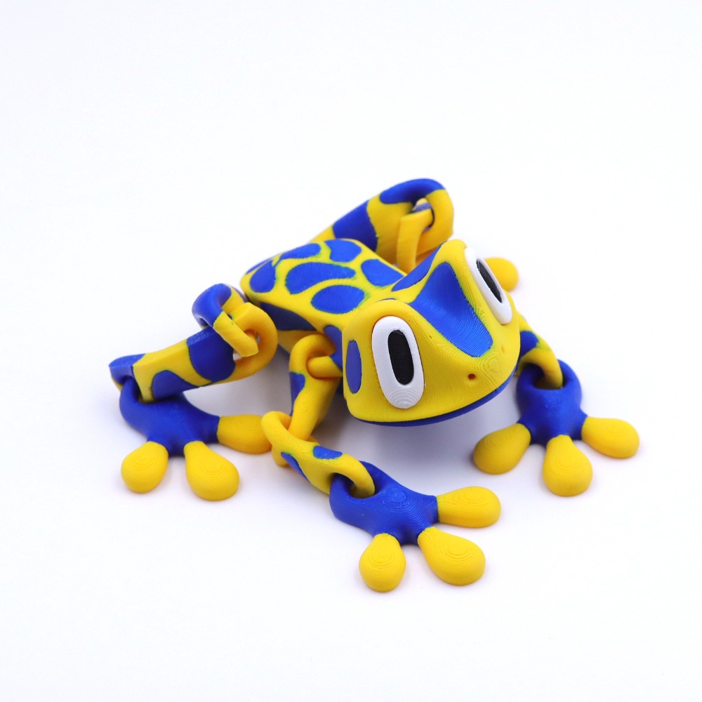 3D Printing Joints - Movable Joints 3D Printed Frog Model