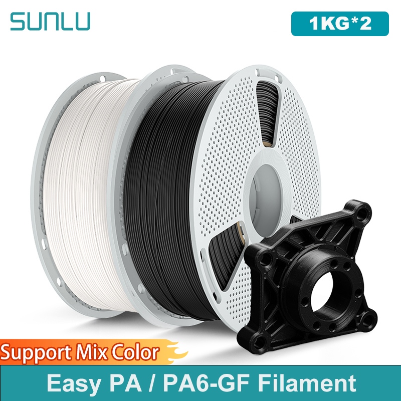 3D Printing Nylon - SUNLU 2KG Easy-to-Print Nylon /PA6-GF Filament
