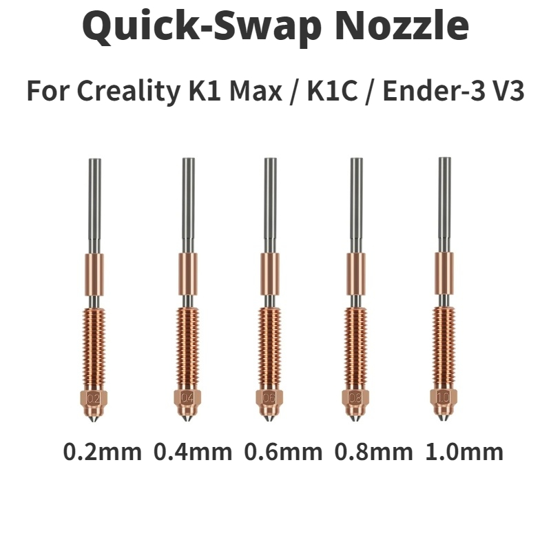 Creality K1C_K1 Max_Ender-3 V3 - огляд і ціна 3D Printer Nozzle Brass