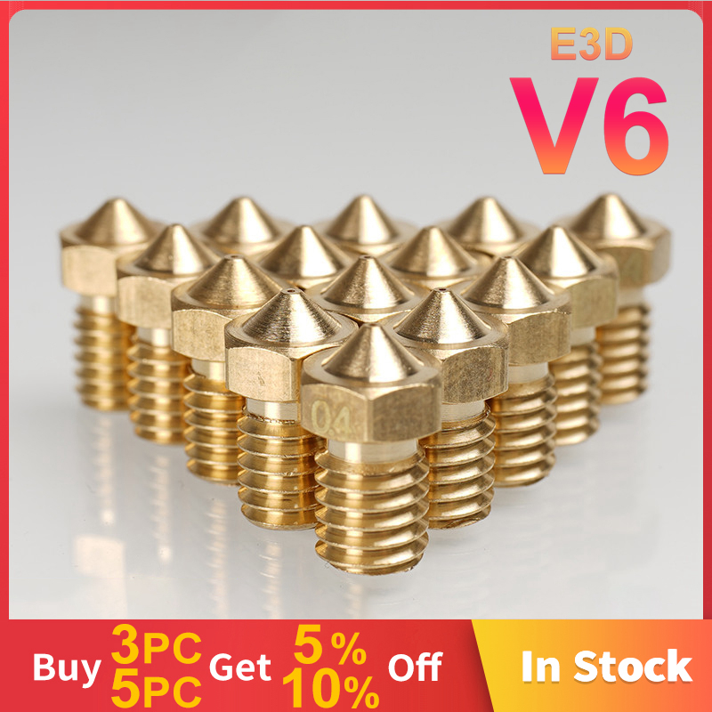 Wholesale E3D V6 V5 3D Printer - огляд і ціна 3D Printer Nozzle Brass
