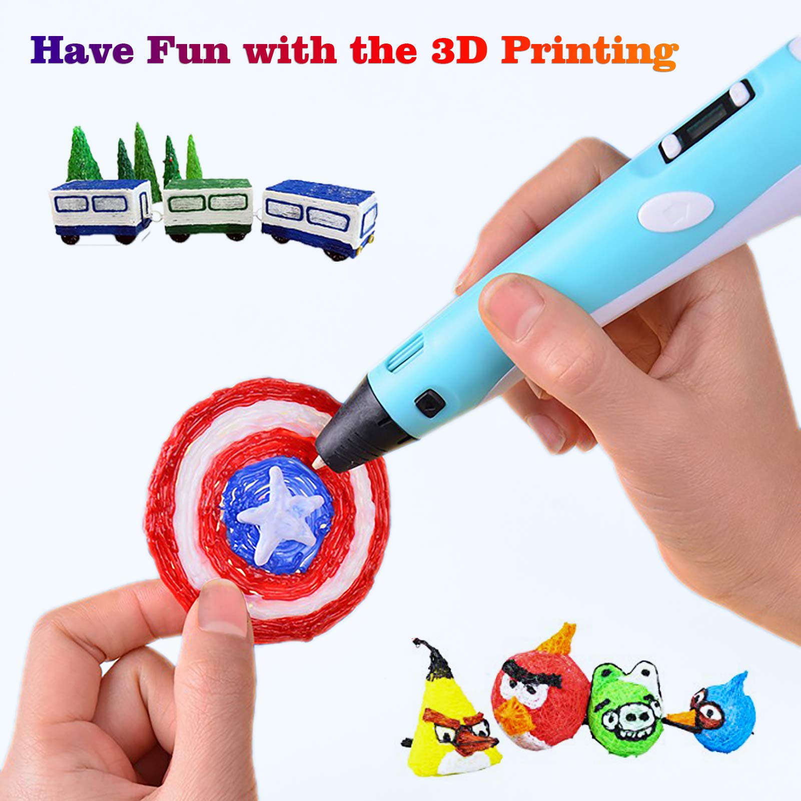 40/32/30 Colors PLA Filament f - огляд і ціна 3D Printing Pen For Kids