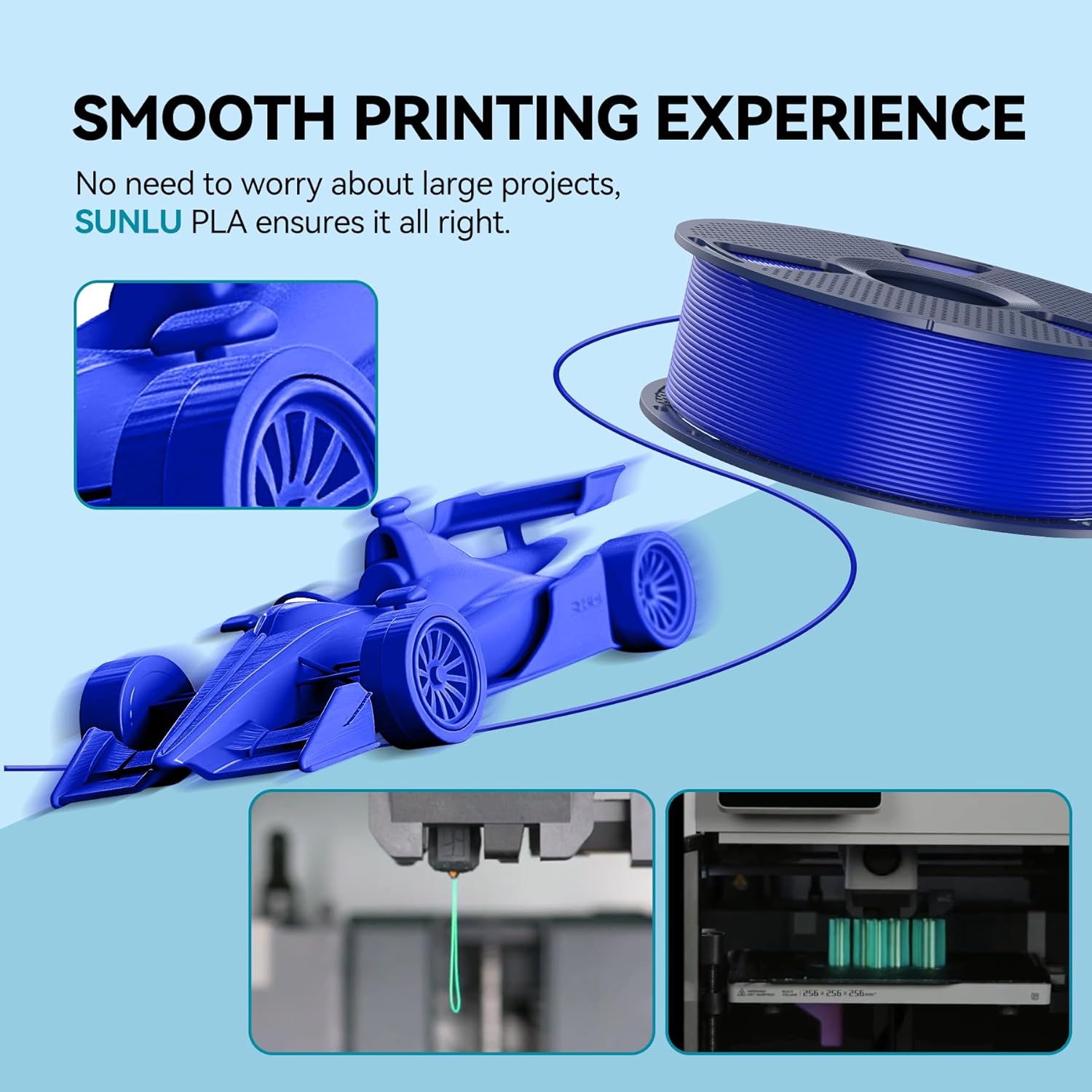 SUNLU PLA/PLA+/PETG/SILK/PLA M - огляд і ціна 3D Printing Nylon