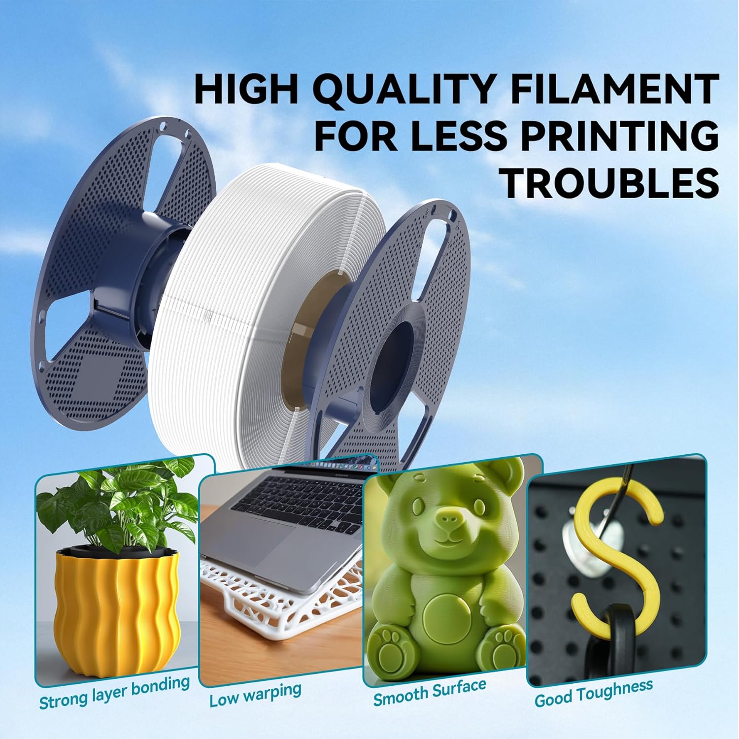 SUNLU PLA/PLA+/PETG/SILK/PLA M - огляд і ціна 3D Printing Nylon