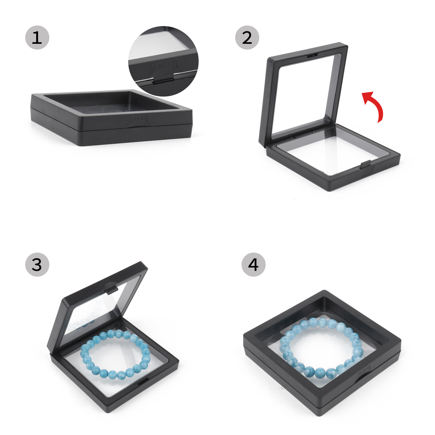 PE Film Black Jewelry Storage  - огляд і ціна 3D Printing Earrings
