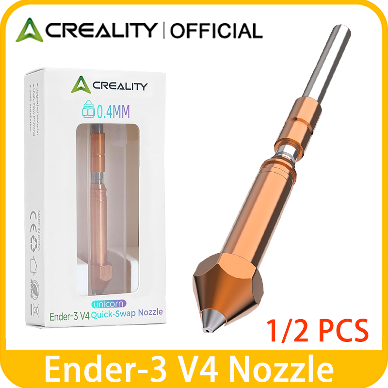 1/2PCS Creality Original Ender - огляд і ціна 3D Printer Nozzle Brass