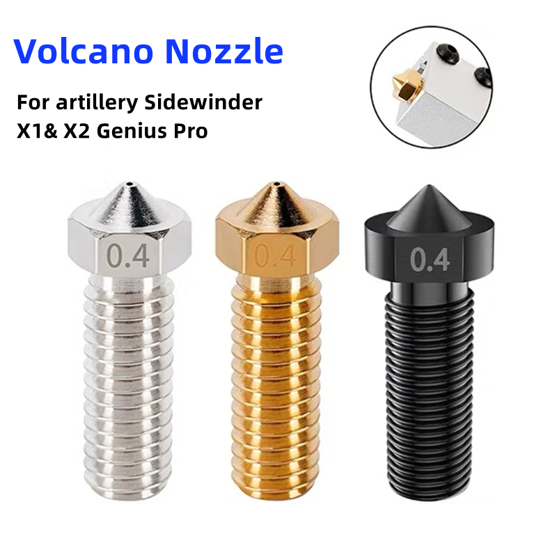 Volcano Nozzle For Artillery S - огляд і ціна 3D Printer Nozzle Brass