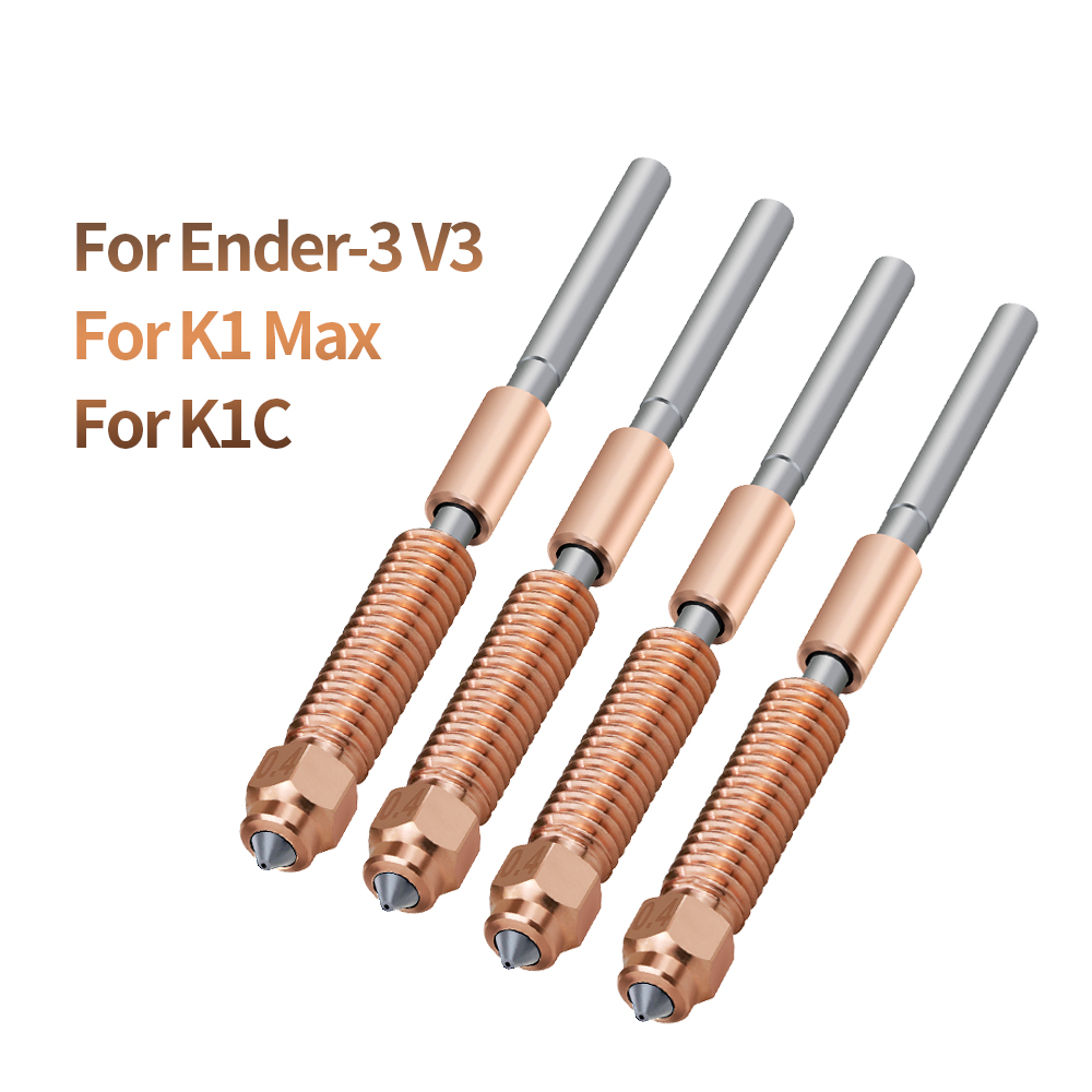 Upgraded For K1C Nozzle All-in - огляд і ціна 3D Printer Nozzle Brass