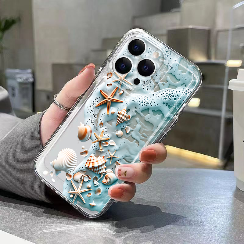 3D Beach Starfish Shell Phone  - огляд і ціна 3D Printing Iphone