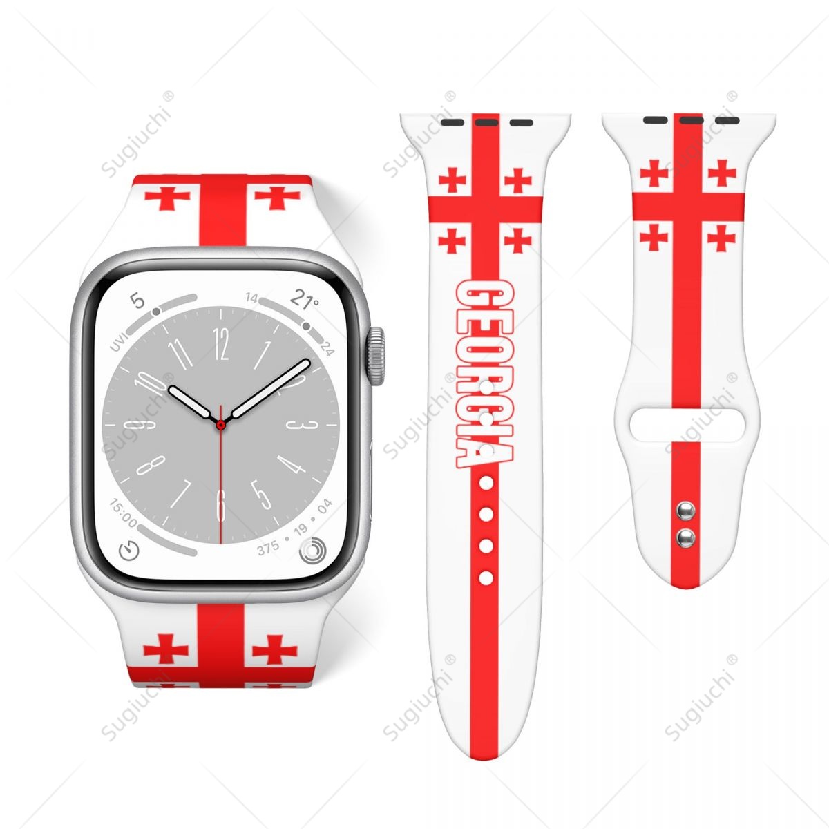 Unisex Georgia Flag 3D Printin - огляд і ціна 3D Printing Watch
