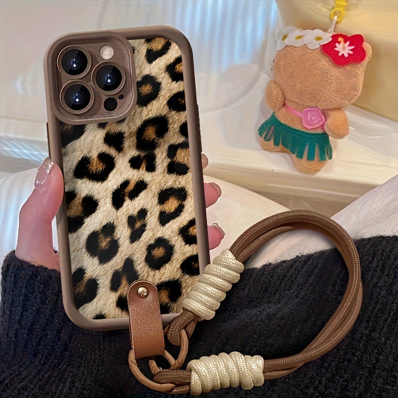 Brown Textured Leopard Print L - огляд і ціна 3D Printing Iphone