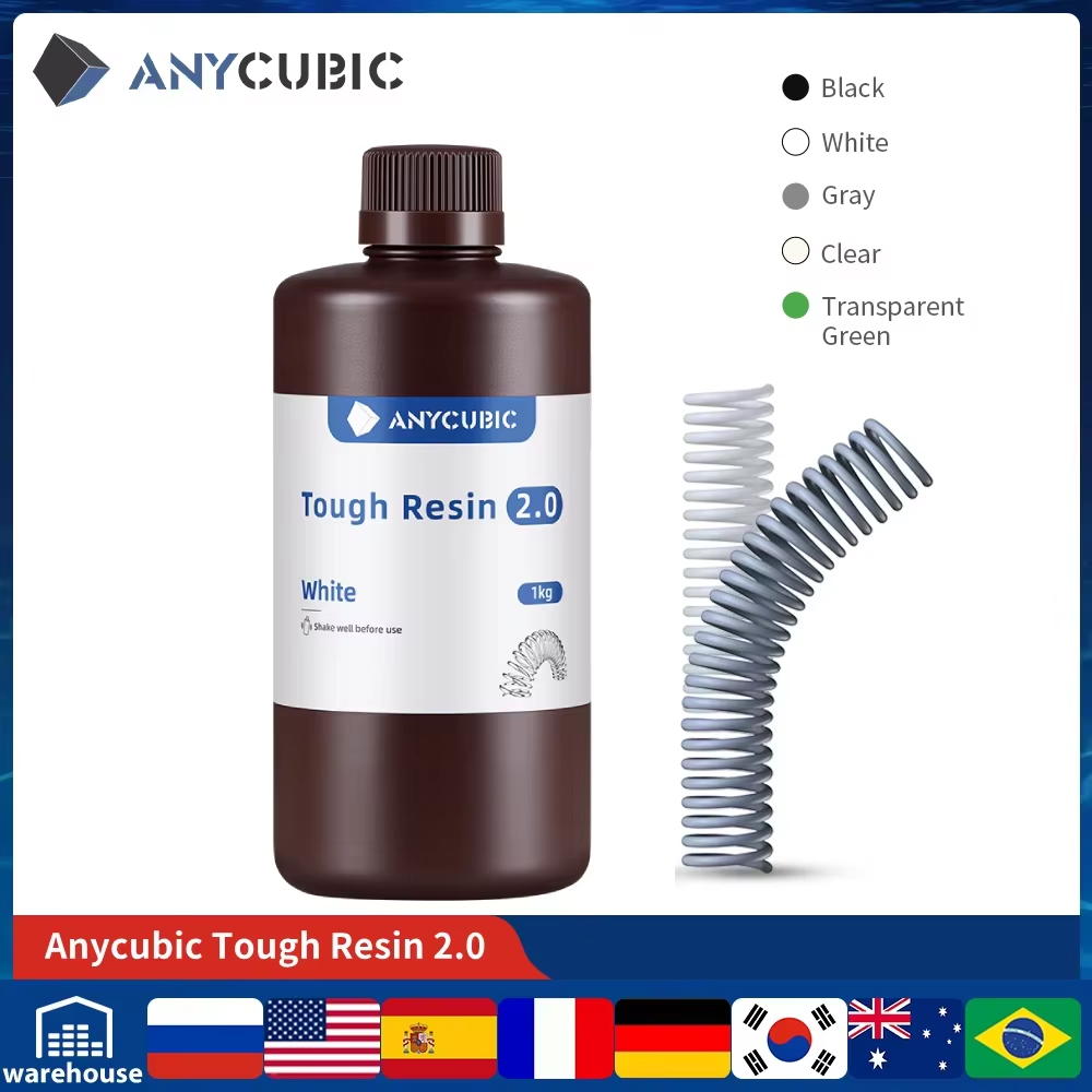 ANYCUBIC Flexible Tough Resin  - огляд і ціна 3D Printing Dental
