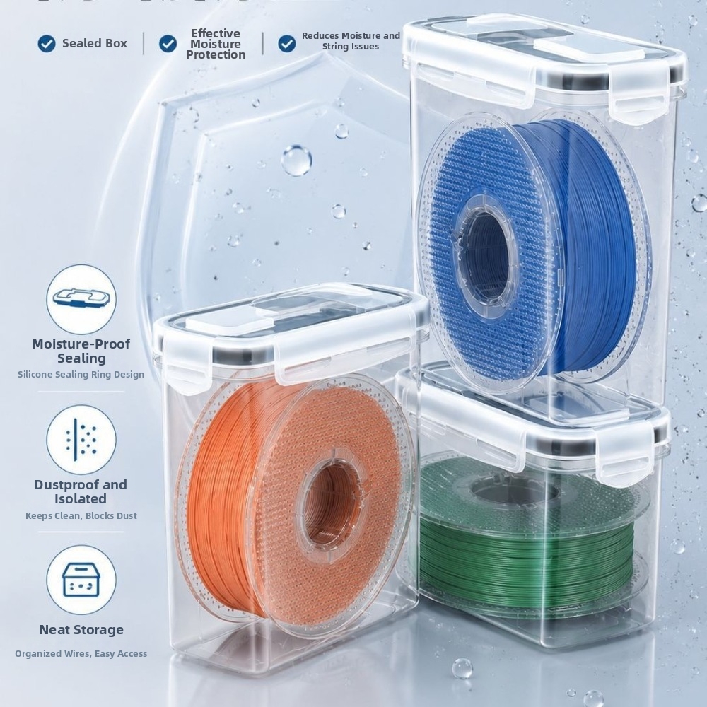 Transparent Filament Container - огляд і ціна 3D Printing For Medical