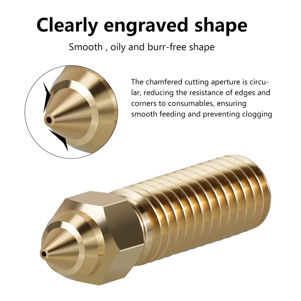 For Creality Ender 3 V3 KE K1/ - огляд і ціна 3D Printer Nozzle Brass