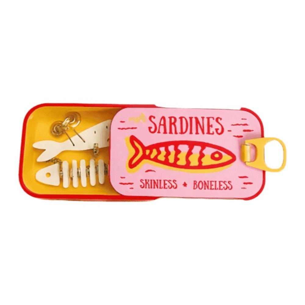 3D Printed Sardine Tin Jewelry - огляд і ціна 3D Printing Earrings