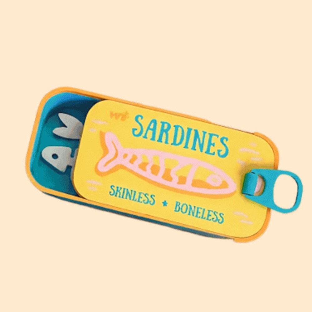 3D Printed Sardine Tin Jewelry - огляд і ціна 3D Printing Earrings