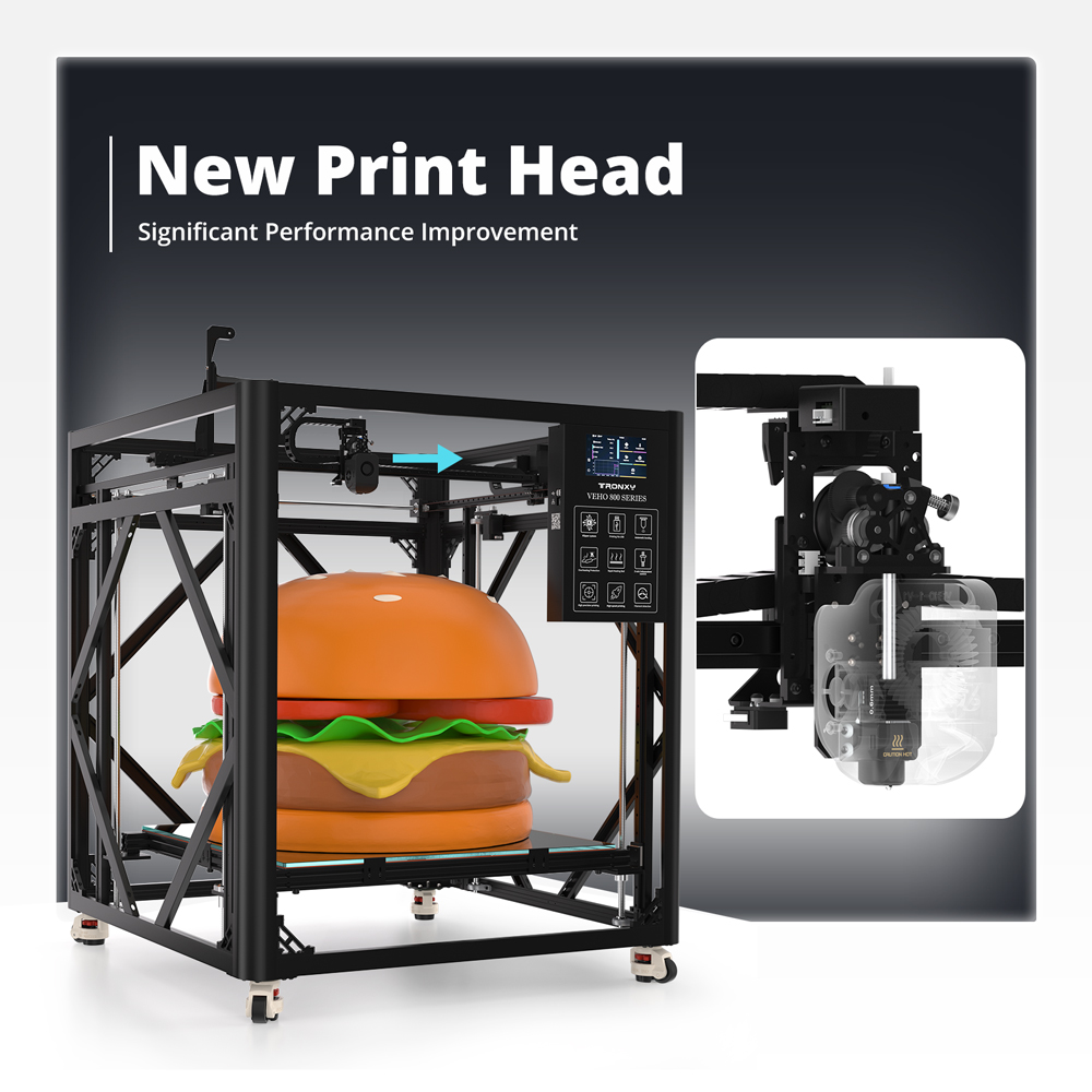 Tronxy VEHO-800-12 or PRO Larg - огляд і ціна 3D Printing X Y Z Axis