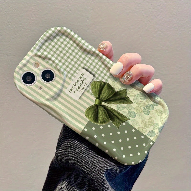Green Bow Grid Print Lens Prot - огляд і ціна 3D Printing Iphone
