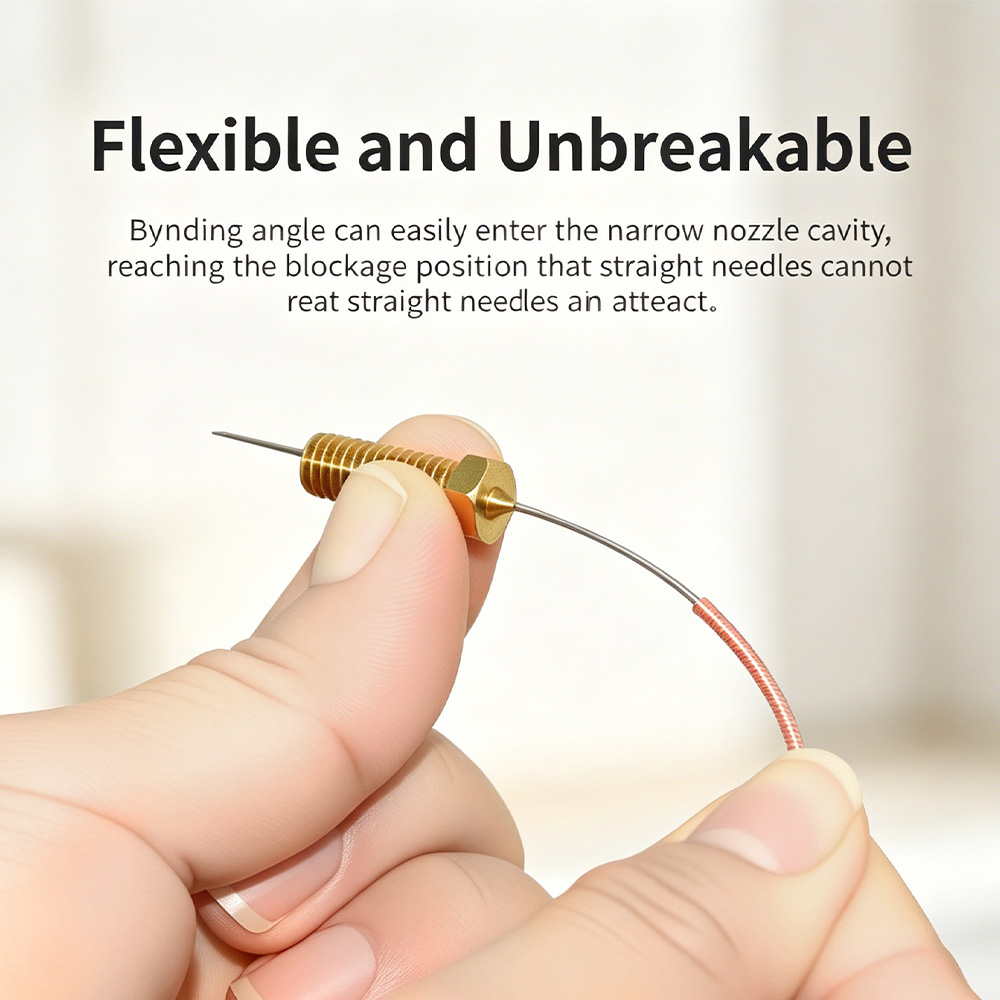 Nozzle Cleaning Needles Tool K - огляд і ціна 3D Printer Nozzle Brass