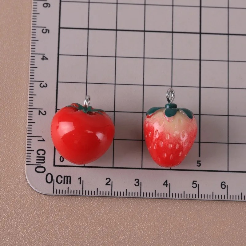 10 Pieces Realistic 3D Strawbe - огляд і ціна 3D Printing Earrings