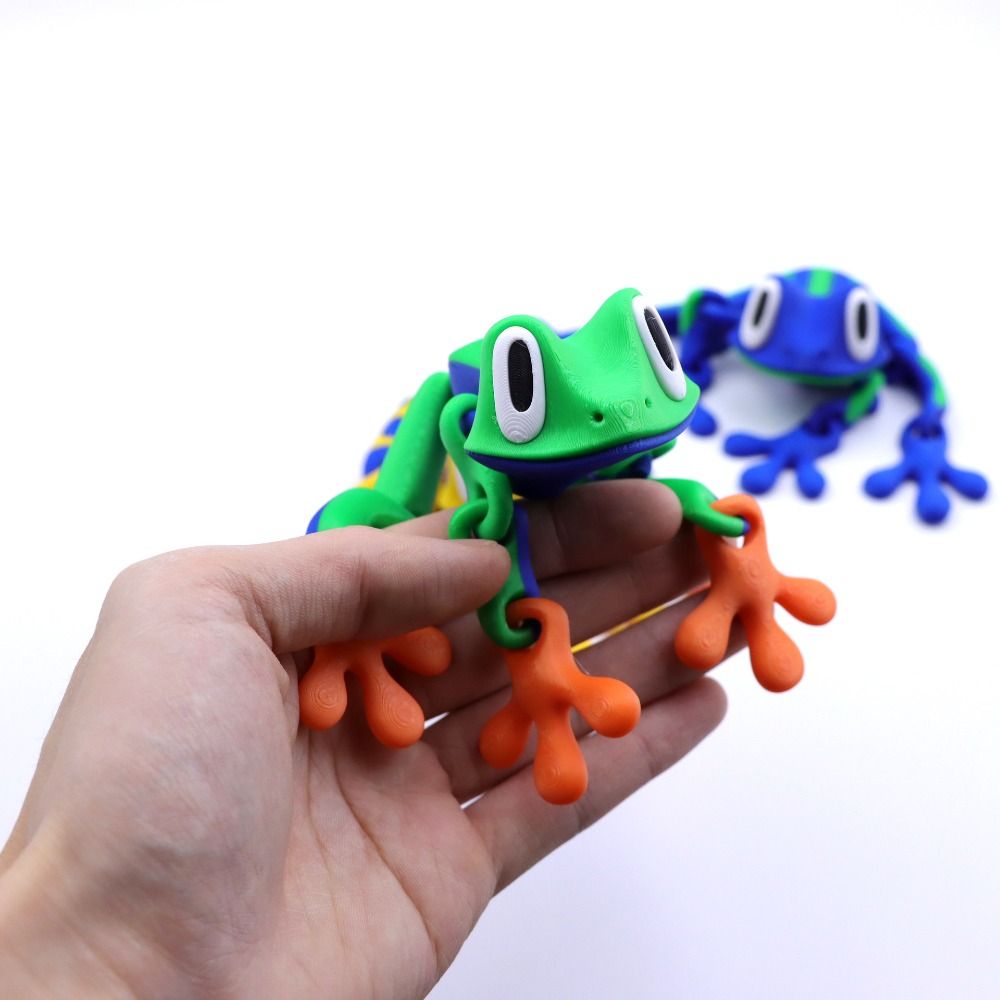 Movable Joints 3D Printed Frog - огляд і ціна 3D Printing Joints