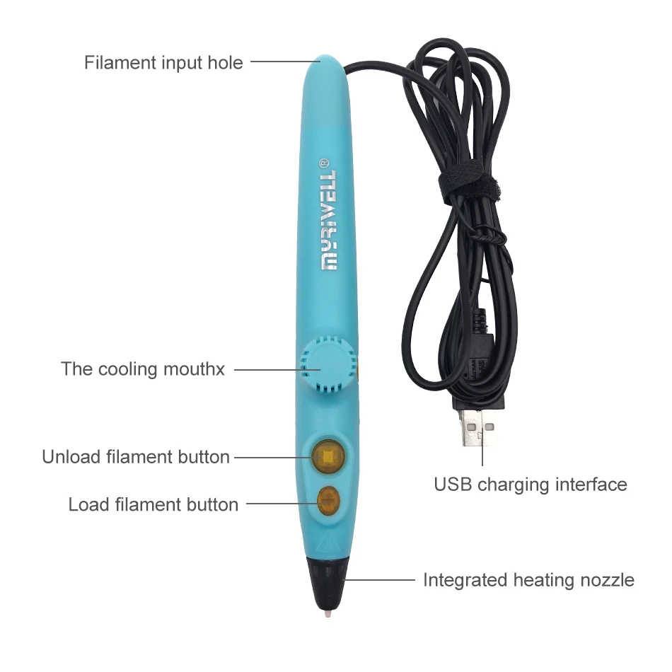 Myriwell Newest RP-200A 3D Pri - огляд і ціна 3D Printing Pen For Kids