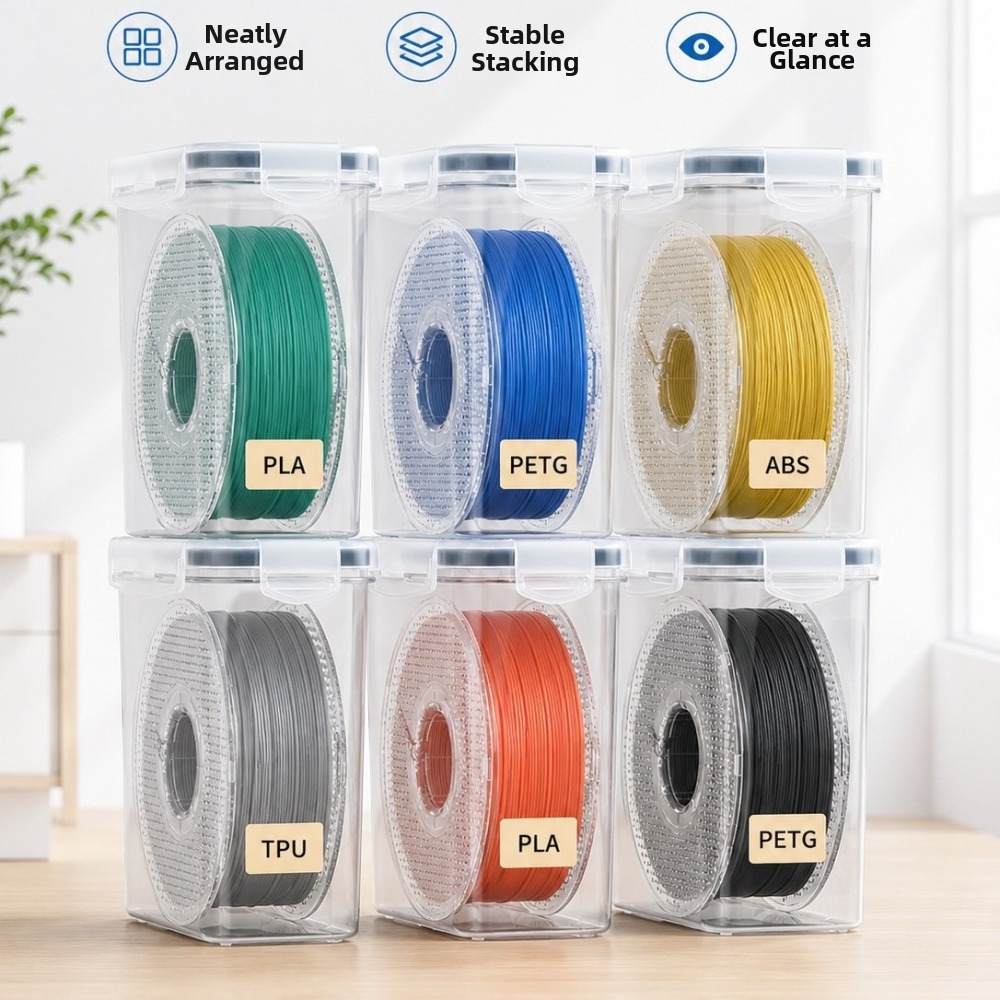 Transparent Filament Container - огляд і ціна 3D Printing For Medical